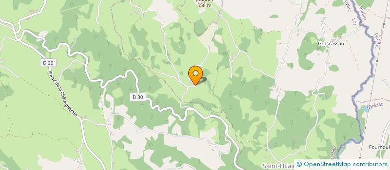 localisation de l'entreprise SCI LUCYFER  SAINT-HILAIRE