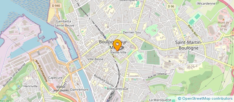 localisation de l'entreprise SCI LUCZAK  BOULOGNE-SUR-MER