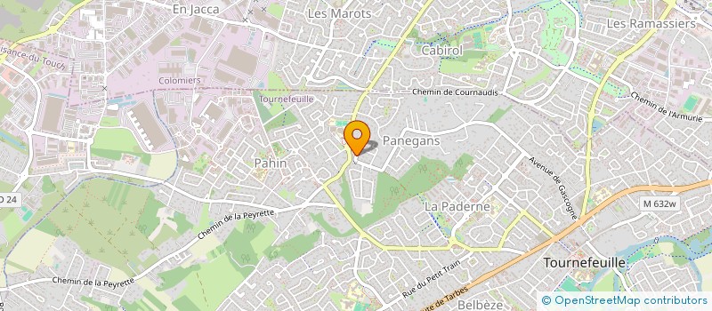 localisation de l'entreprise SCI LUDAM  TOURNEFEUILLE