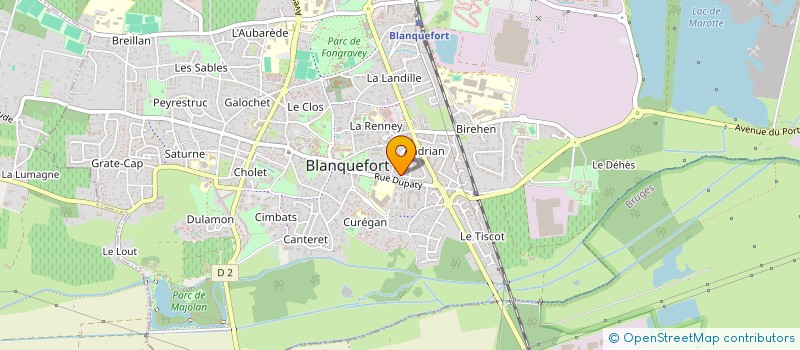 localisation de l'entreprise SCI LUDE à BLANQUEFORT