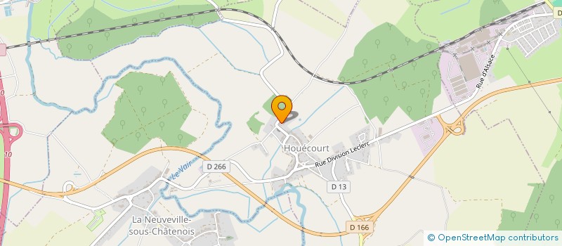 localisation de l'entreprise SCI LUDEL  HOUECOURT