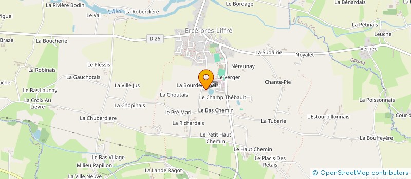 localisation de l'entreprise SCI LUDERIC  ERCE-PRES-LIFFRE