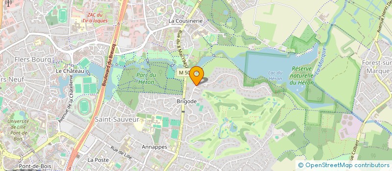 localisation de l'entreprise SCI LUDESTEM à VILLENEUVE-D'ASCQ