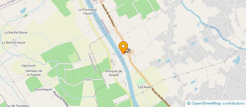 localisation de l'entreprise SCI LUDET CAMILLE  MONTAUBAN