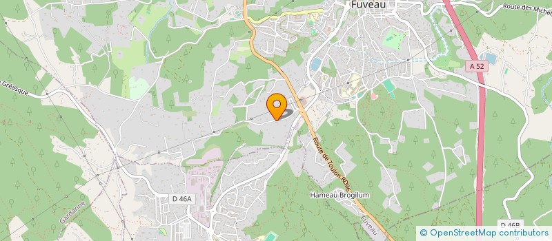 localisation de l'entreprise SCI  LUDEVE  FUVEAU