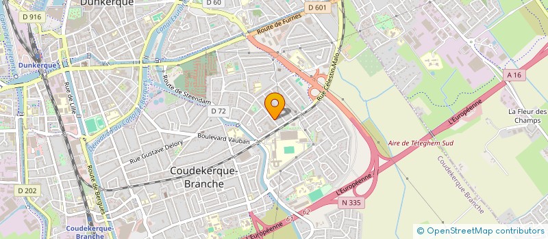 localisation de l'entreprise SCI LUDI  COUDEKERQUE-BRANCHE