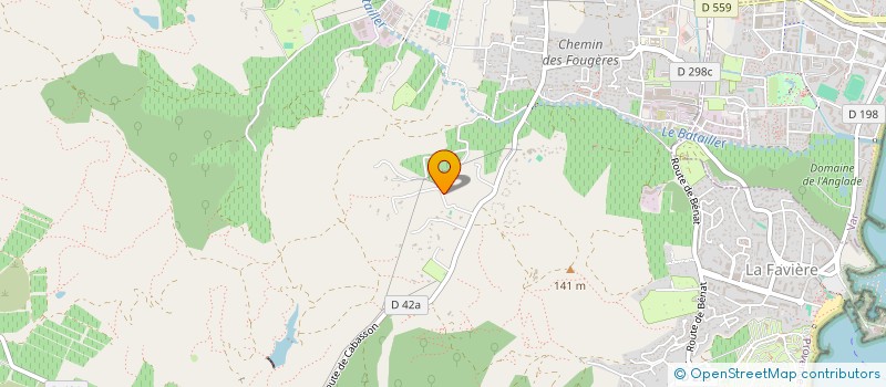 localisation de l'entreprise SCI LUDI à BORMES-LES-MIMOSAS