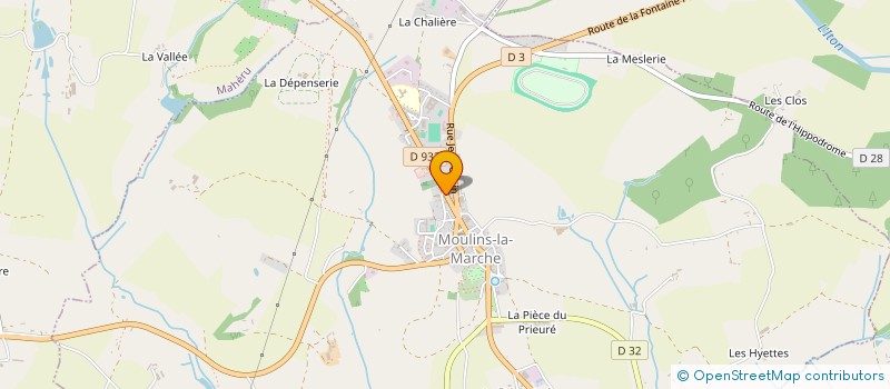 localisation de l'entreprise SCI LUDIC à MOULINS-LA-MARCHE