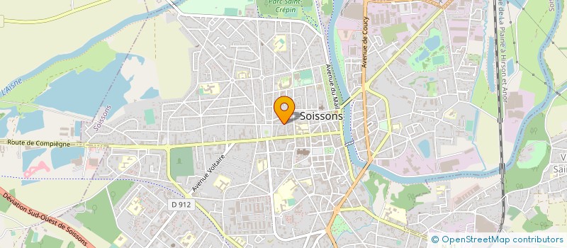 localisation de l'entreprise SCI LUDIFRANCE à SOISSONS