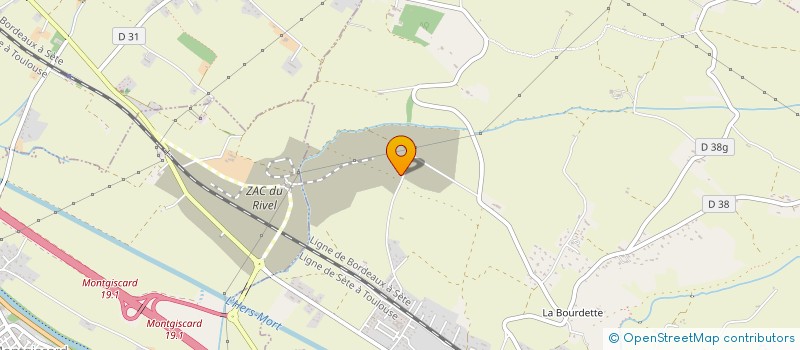 localisation de l'entreprise SCI LUDILOPE  MONTESQUIEU-LAURAGAIS