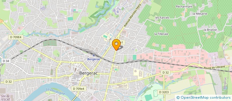 localisation de l'entreprise SCI LUDIMATH à BERGERAC