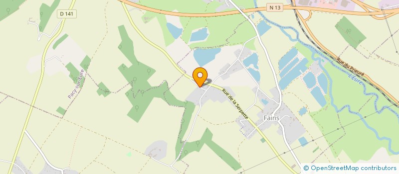 localisation de l'entreprise SCI LUDIMMO  FAINS