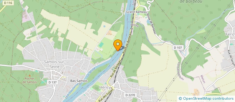 localisation de l'entreprise SCI LUDIVINE  SAMOIS-SUR-SEINE