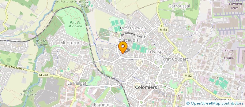 localisation de l'entreprise SCI LUDIVINE à COLOMIERS