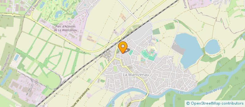 localisation de l'entreprise SCI LUDJO  LA WANTZENAU