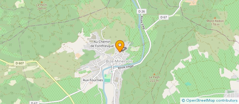 localisation de l'entreprise SCI LUDMILA  BIZE-MINERVOIS