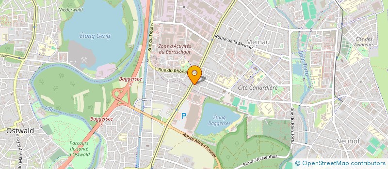 localisation de l'entreprise SCI LUDO  STRASBOURG