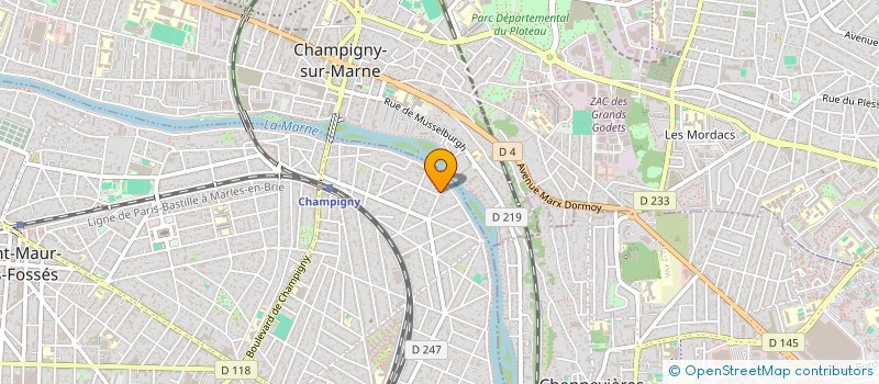 localisation de l'entreprise SCI LUDO à SAINT-MAUR-DES-FOSSES