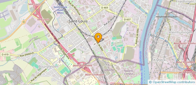 localisation de l'entreprise SCI LUDOBAT  SAINT-LOUIS