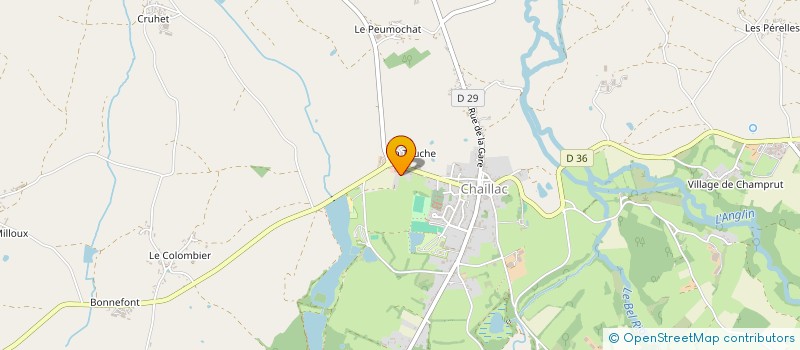 localisation de l'entreprise SCI LUDOLINE à CHAILLAC