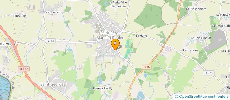 localisation de l'entreprise SCI LUDOM  SAINT-PERE-MARC-EN-POULET