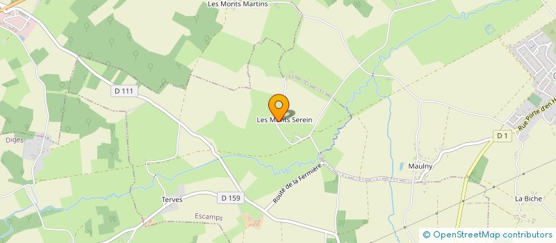 localisation de l'entreprise SCI LUDORELI  ESCAMPS