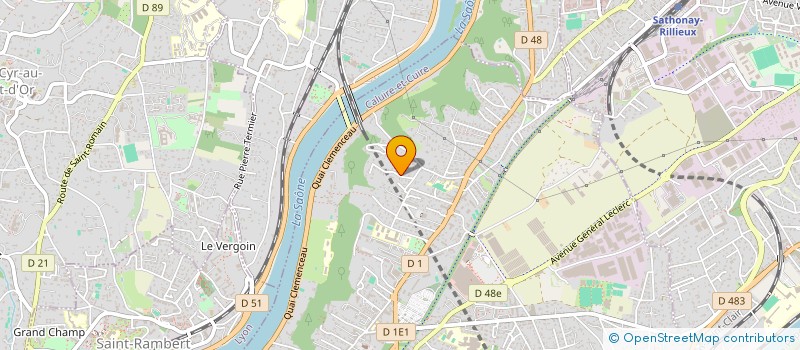 localisation de l'entreprise SCI LUDORIC  CALUIRE-ET-CUIRE