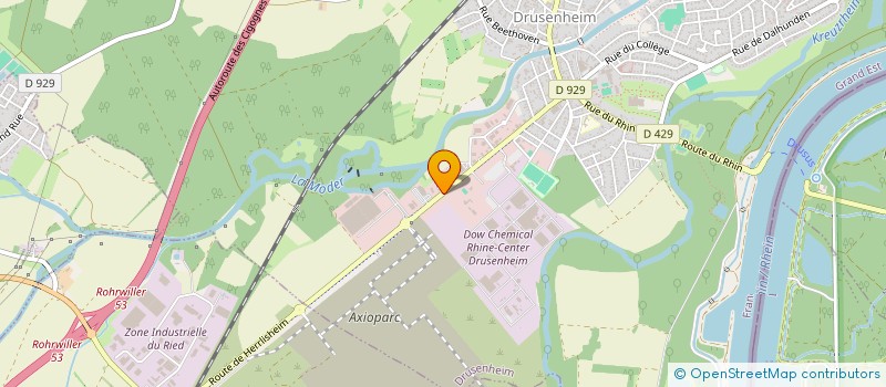 localisation de l'entreprise SCI LUDOSAND  DRUSENHEIM