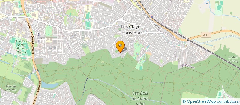 localisation de l'entreprise SCI LUDOSEBA à LES CLAYES-SOUS-BOIS