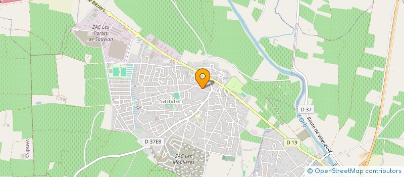 localisation de l'entreprise SCI LUDOVAN  SAUVIAN