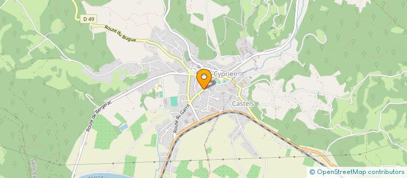 localisation de l'entreprise SCI LUDOVIC  SAINT-CYPRIEN