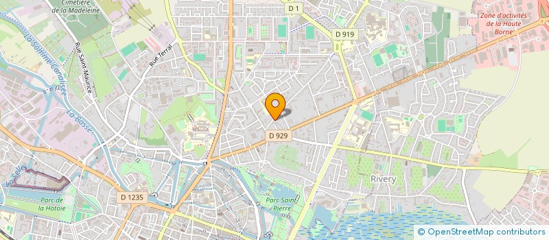 localisation de l'entreprise SCI LUDRIC  CESTAS