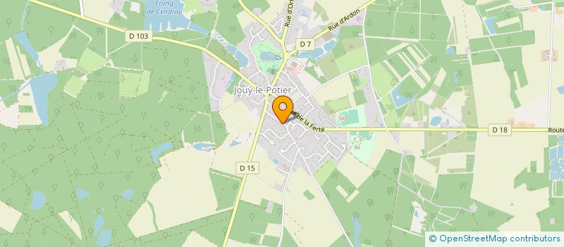 localisation de l'entreprise SCI LUDVIR à JOUY-LE-POTIER