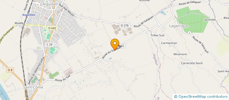 localisation de l'entreprise SCI LUEN  AIGUILLON