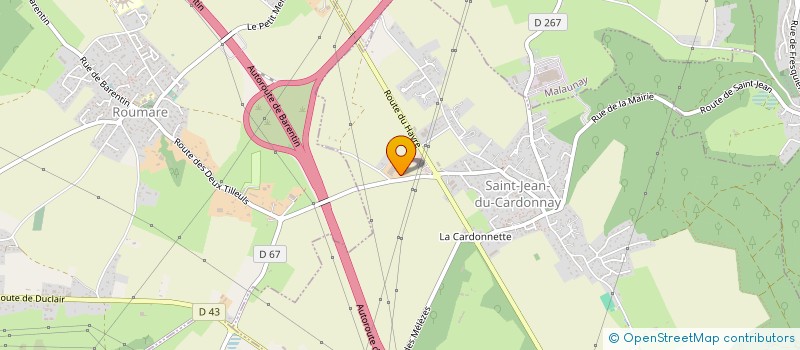 localisation de l'entreprise SCI LUEURE  SAINT-JEAN-DU-CARDONNAY