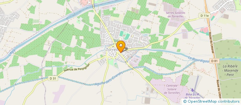 localisation de l'entreprise SCI LUFA  TORREILLES