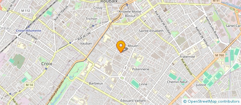 localisation de l'entreprise SCI LUFA  ROUBAIX