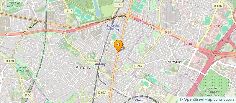 localisation de l'entreprise SCI LUFFRA à ANTONY