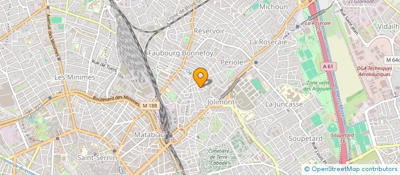 localisation de l'entreprise SCI LUFRA à TOULOUSE
