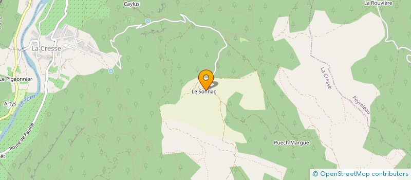 localisation de l'entreprise SCI LUGAGNAC  RIVIERE-SUR-TARN