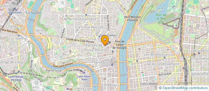 localisation de l'entreprise SCI LUGDUNUM à LYON