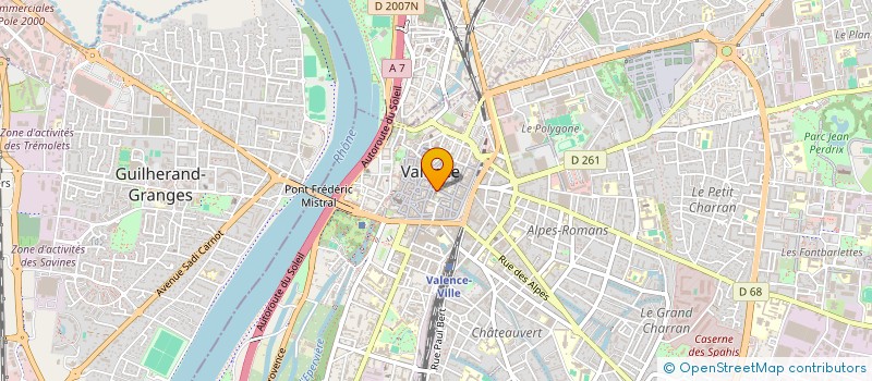 localisation de l'entreprise SCI LUGE à VALENCE