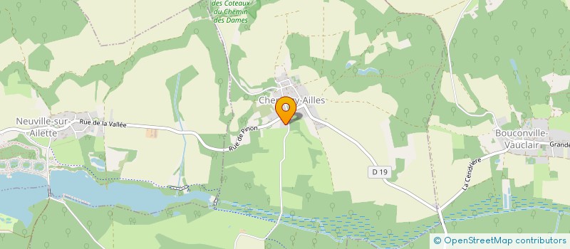 localisation de l'entreprise SCI LUGE  CHERMIZY-AILLES