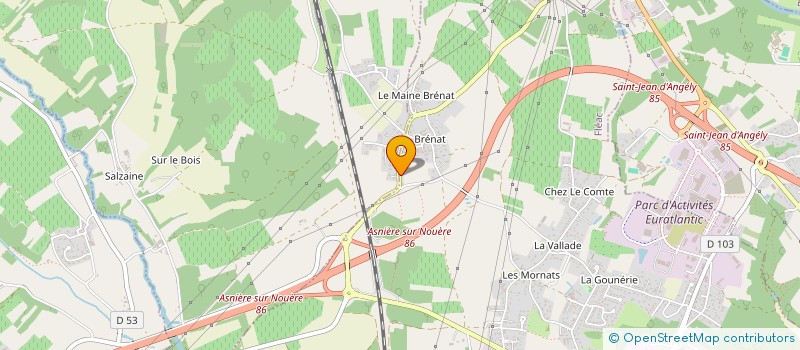 localisation de l'entreprise SCI LUGEAT à FLEAC
