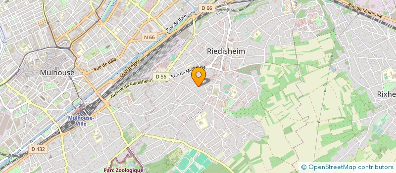 localisation de l'entreprise SCI LUGH  RIEDISHEIM