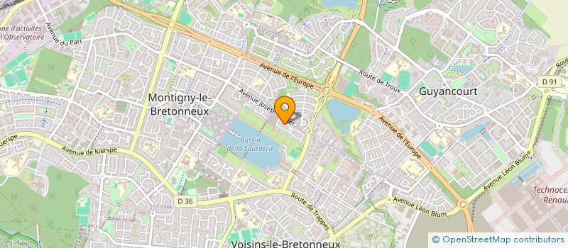 localisation de l'entreprise SCI LUGITHEM  VOISINS-LE-BRETONNEUX