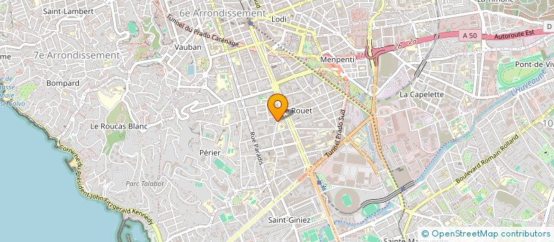 localisation de l'entreprise SCI LUGITRA à MARSEILLE