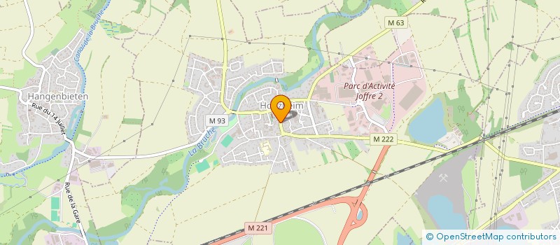 localisation de l'entreprise SCI LUGO  HOLTZHEIM