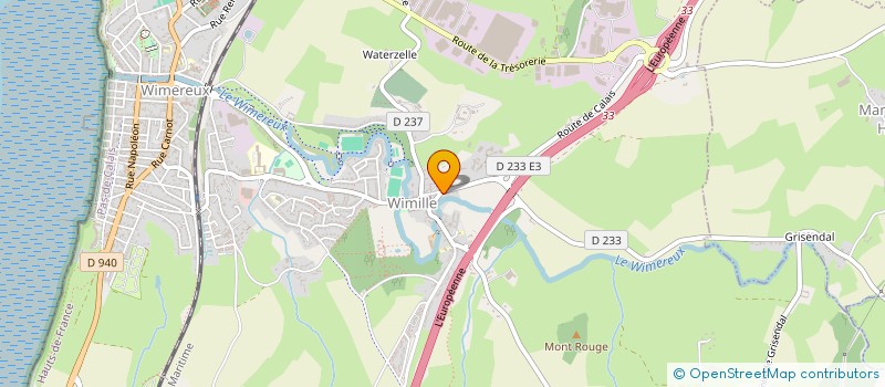 localisation de l'entreprise SCI LUGO  WIMILLE