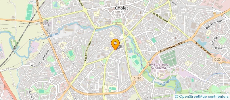 localisation de l'entreprise SCI LUGOLISA à CHOLET